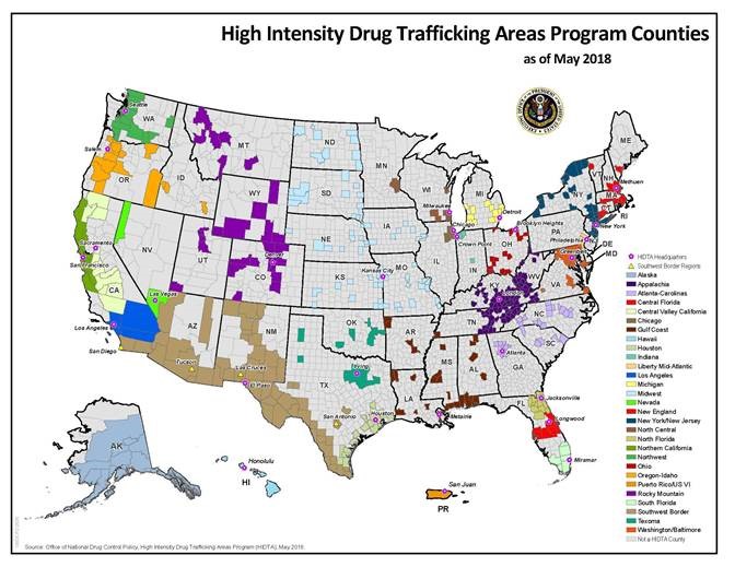High Intensity Drug Trafficking Areas (HIDTA)